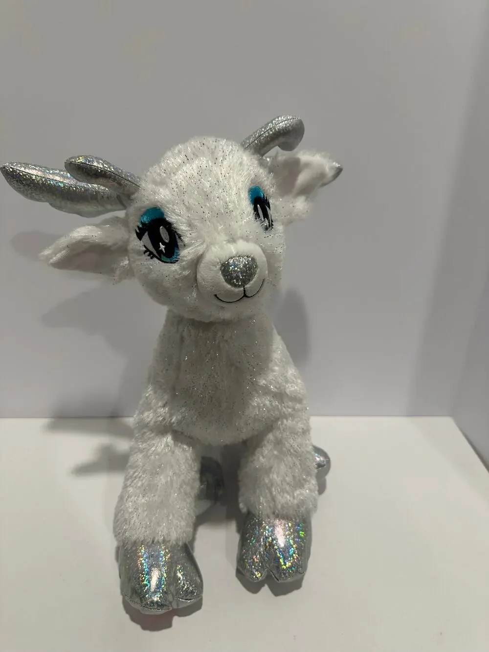 Build a Bear Glisten Snow Reindeer Plush